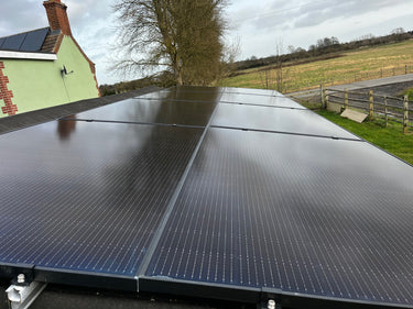 3.24kW solar panels installed on a rooftop in LN11 7PT